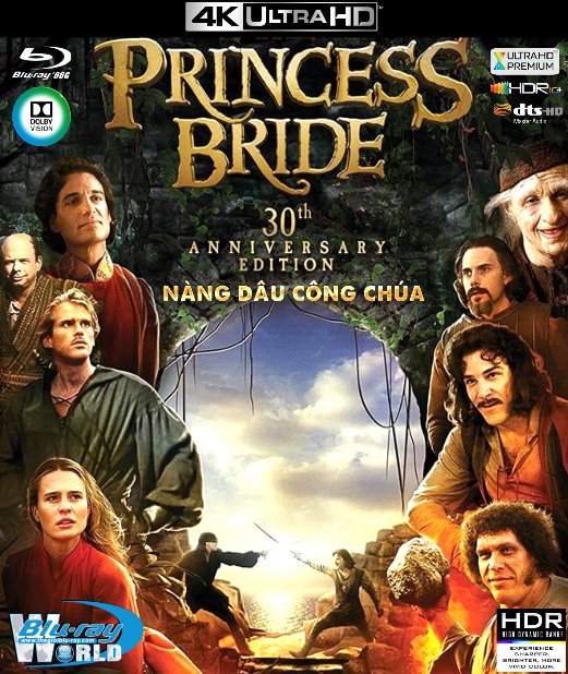 4KUHD-584. The Princess Bride - Nàng Dâu Công Chúa 4K-66G (DTS-HD MA 5.1 - DOLBY VISION)